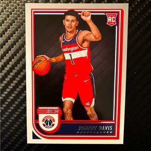 Johnny Davis Wizards 2022-23 Panini HOOPS RC #240 Rookie NBA Trading Card